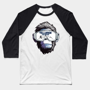 Ski Telluride Colorado Baseball T-Shirt